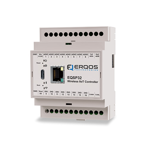 ERQOS EQSP32 Serisi - ESP32 Tabanlı Endüstriyel IoT PLC
